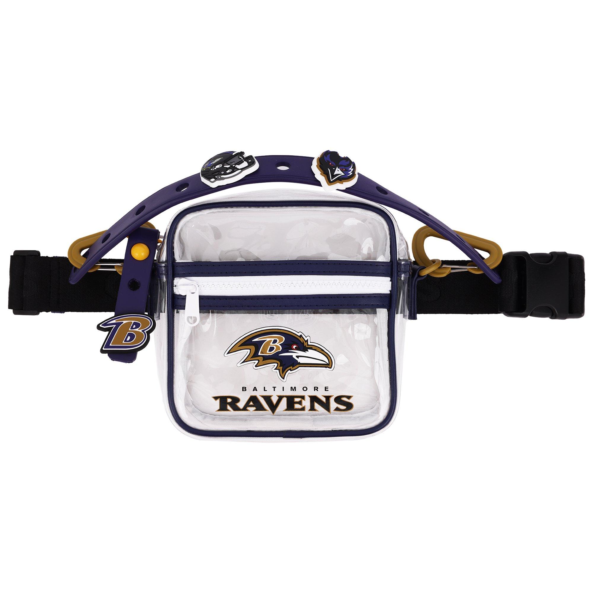 Crocs x NFL Baltimore Ravens Stadium Bag - PURPLE/YELLOW